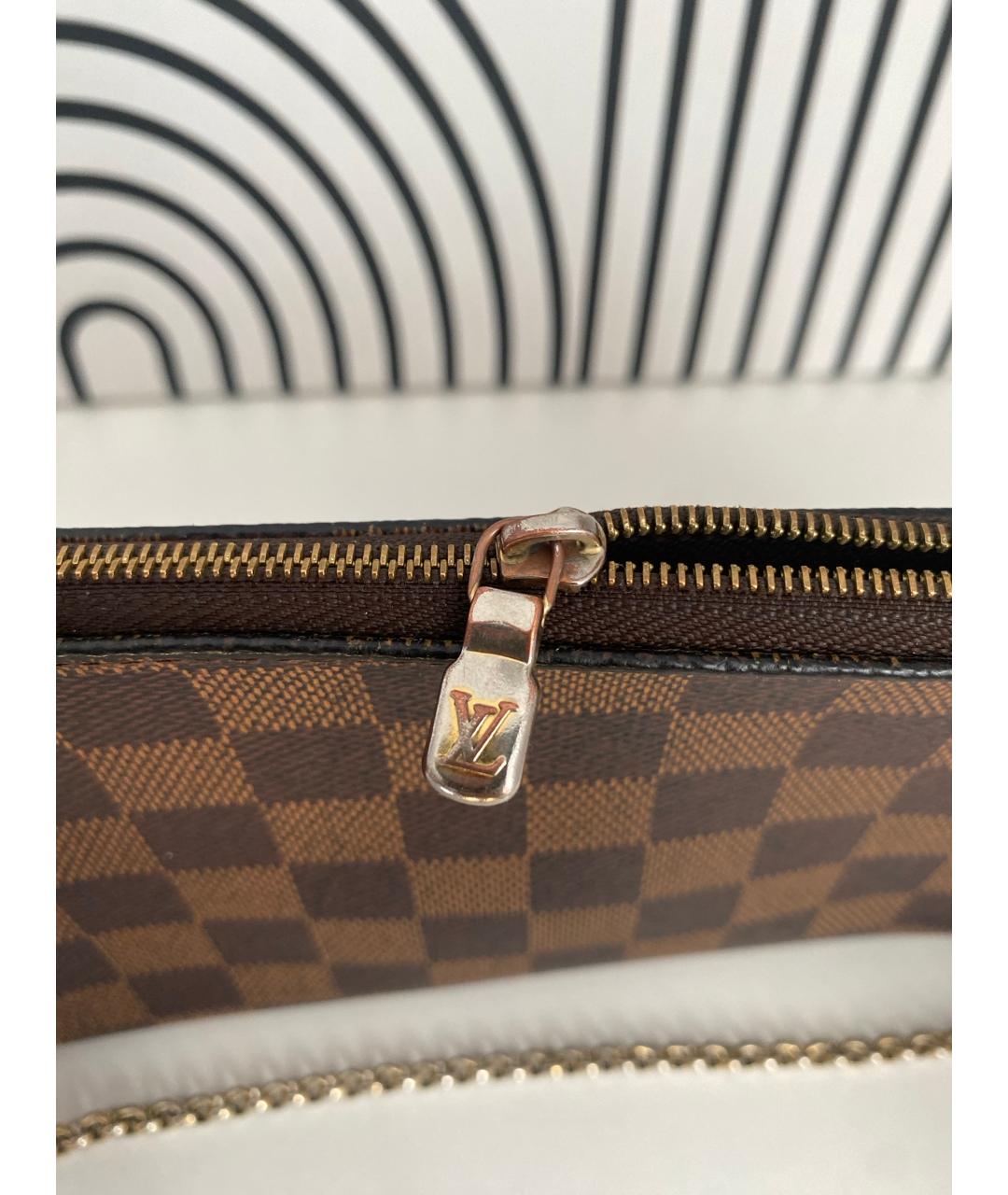LOUIS VUITTON Коричневая сумка через плечо, фото 6