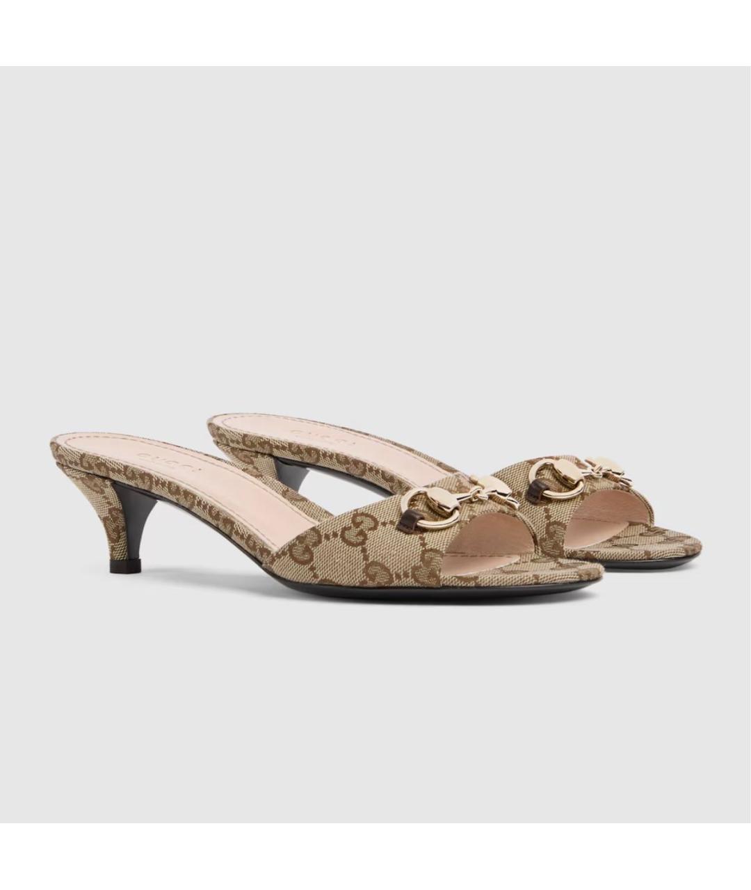 GUCCI Бежевые туфли, фото 9