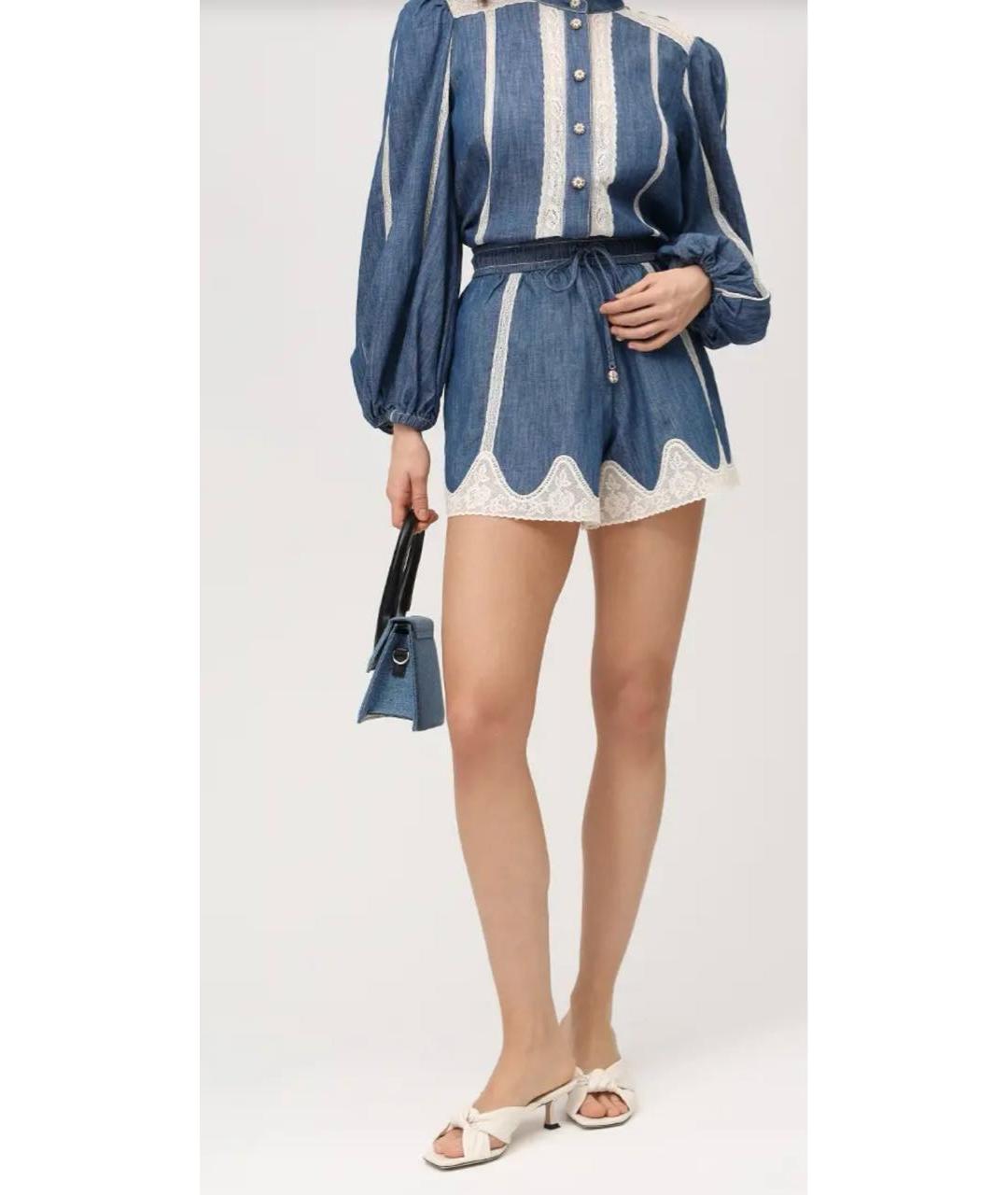 ZIMMERMANN Синие шорты, фото 4