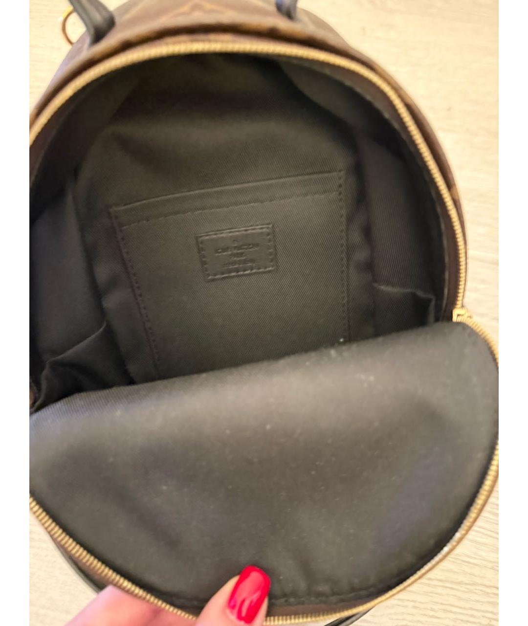 LOUIS VUITTON Коричневый рюкзак, фото 4