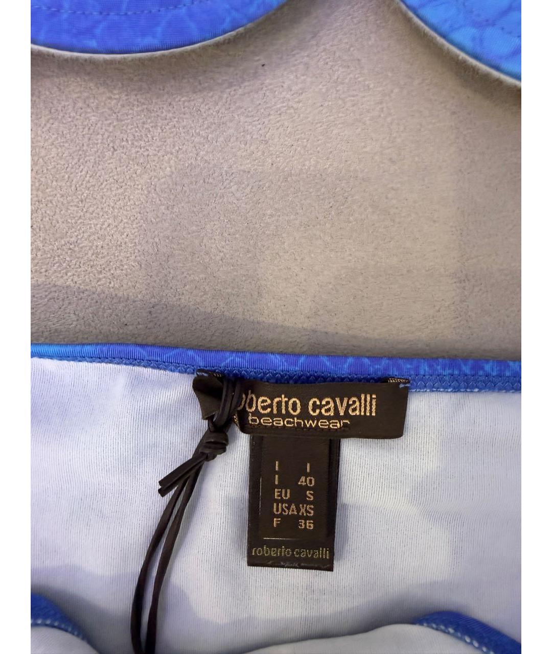 ROBERTO CAVALLI Синий купальник, фото 6