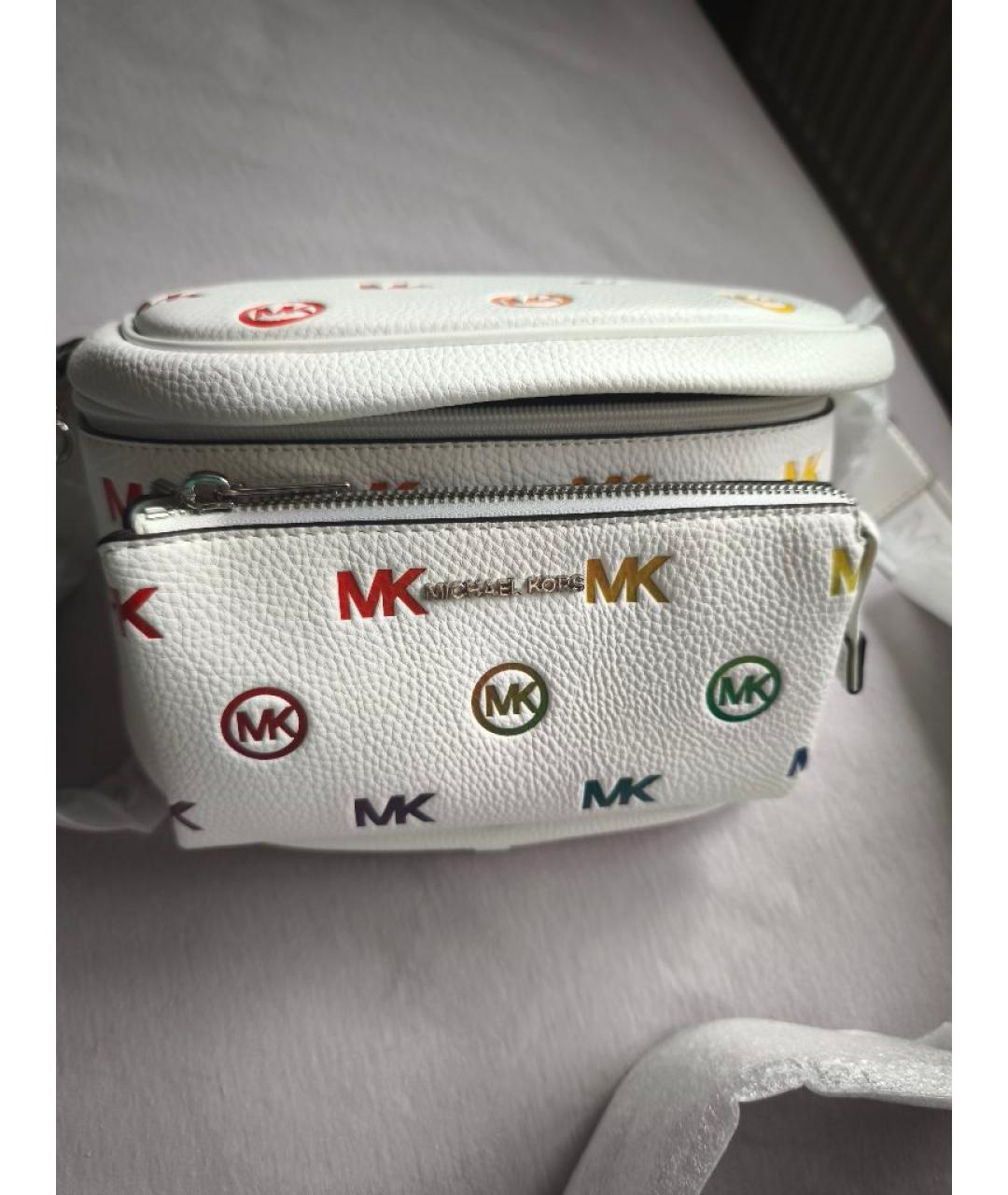 MICHAEL KORS Белая сумка через плечо, фото 5