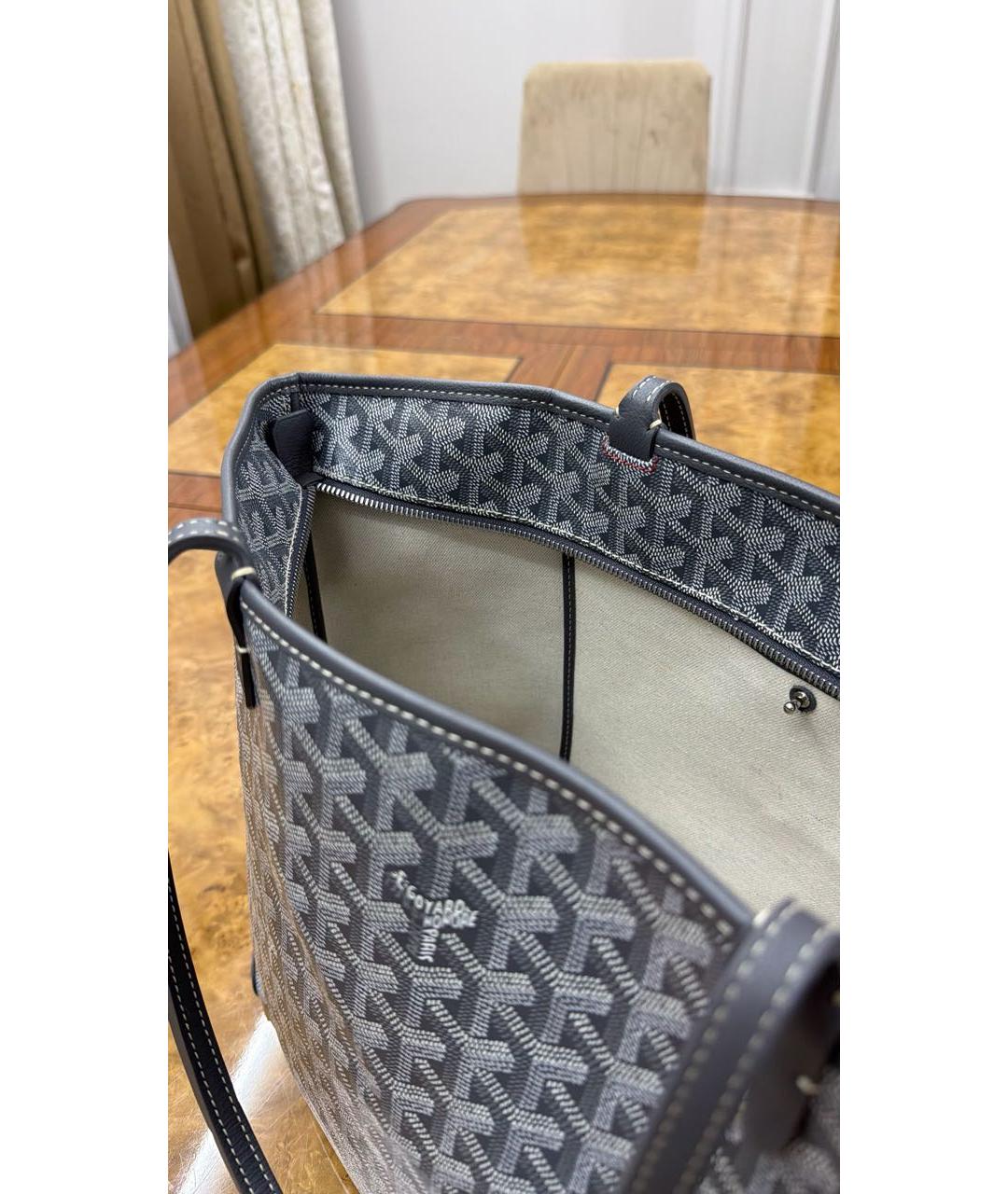 GOYARD Серая сумка тоут, фото 4