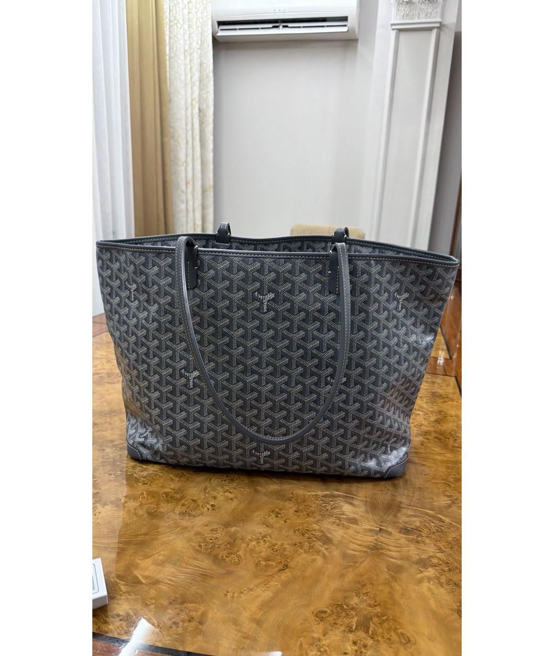 GOYARD Серая сумка тоут, фото 3