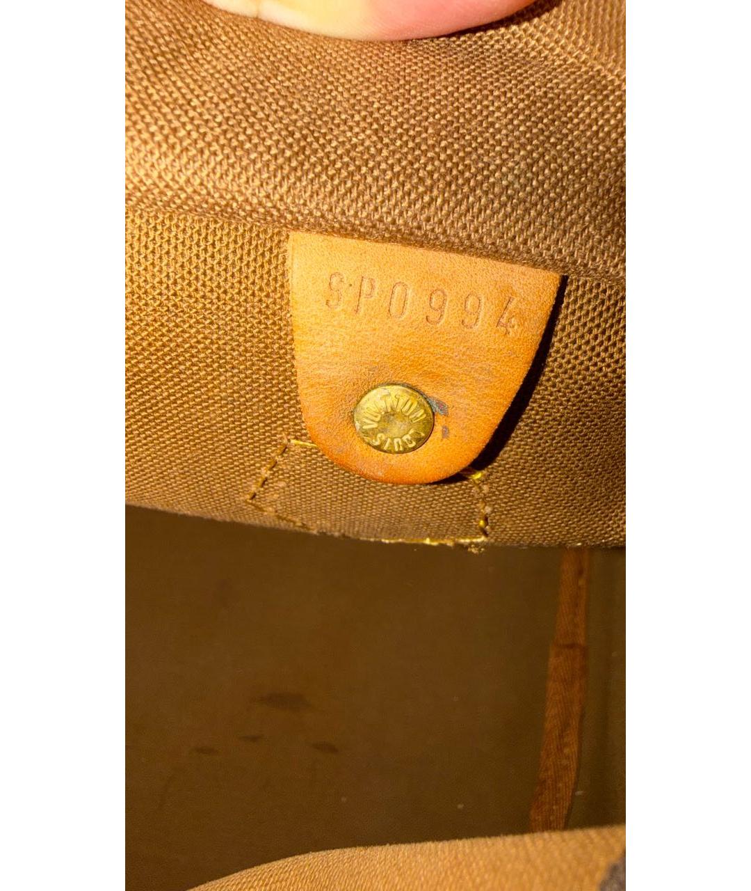 LOUIS VUITTON Коричневая сумка с короткими ручками, фото 4