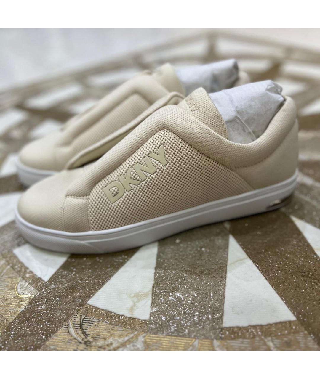 DKNY Бежевые кроссовки, фото 2