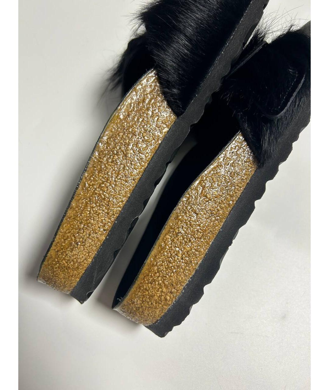 RICK OWENS Черные шлепанцы, фото 8
