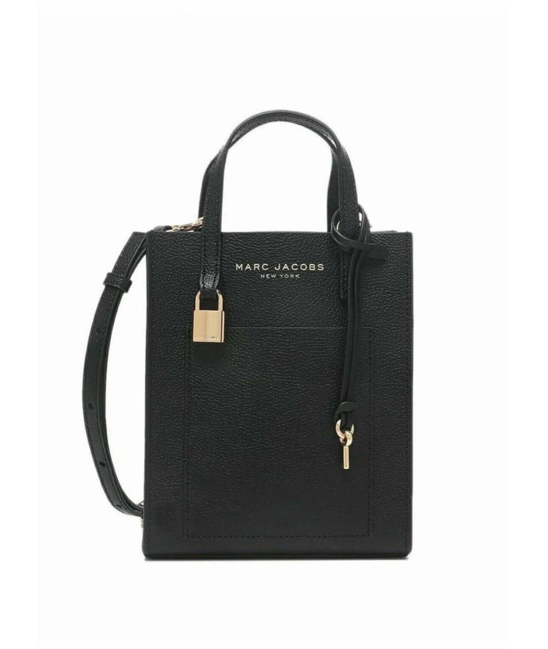MARC BY MARC JACOBS Черная кожаная сумка через плечо, фото 3