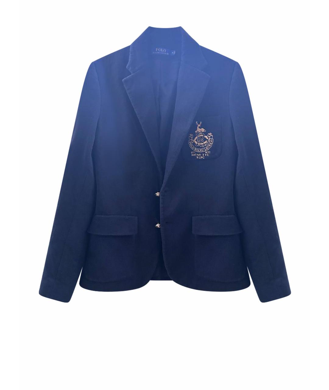 POLO RALPH LAUREN Черный хлопковый пиджак, фото 1