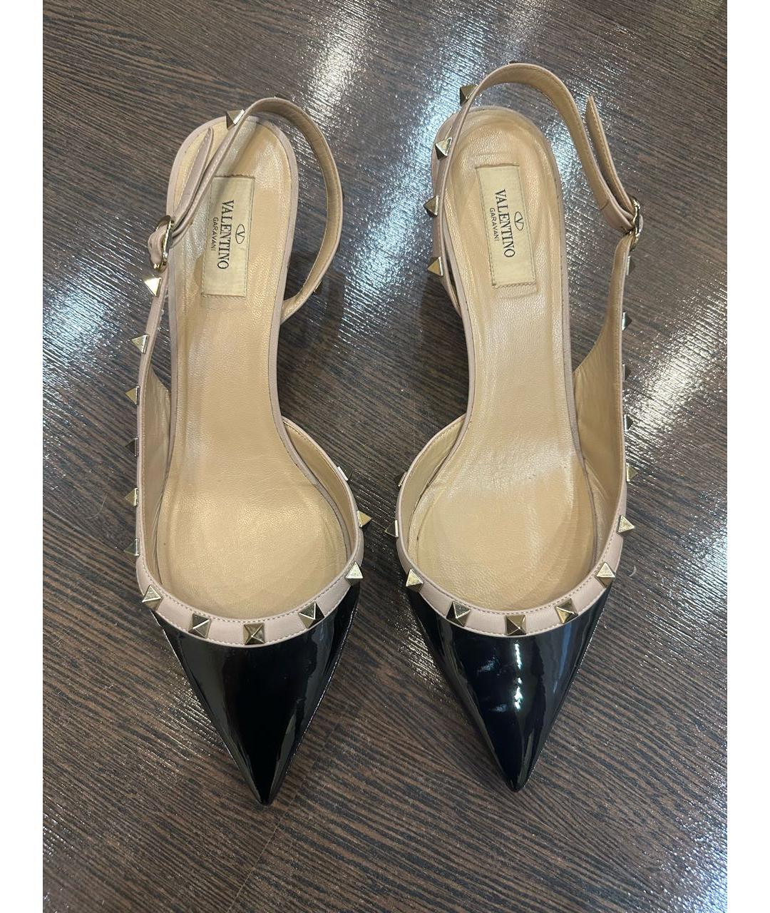 VALENTINO Черные туфли из лакированной кожи, фото 7