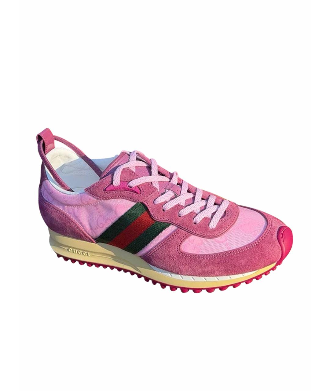 GUCCI Розовые кроссовки, фото 1