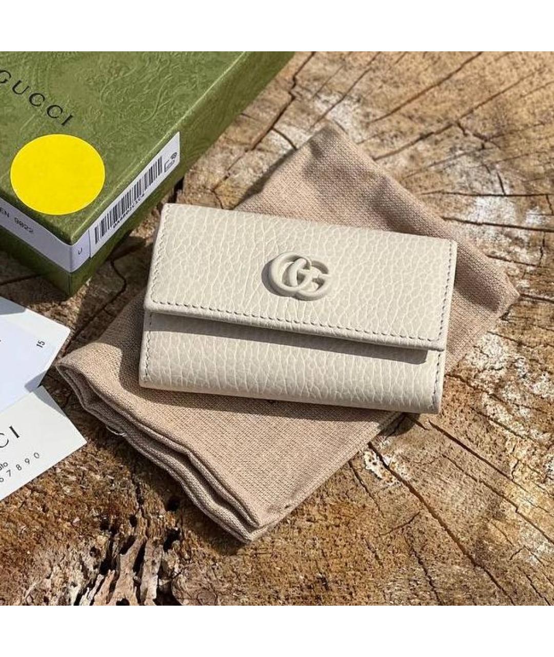 GUCCI Бежевая ключница, фото 6