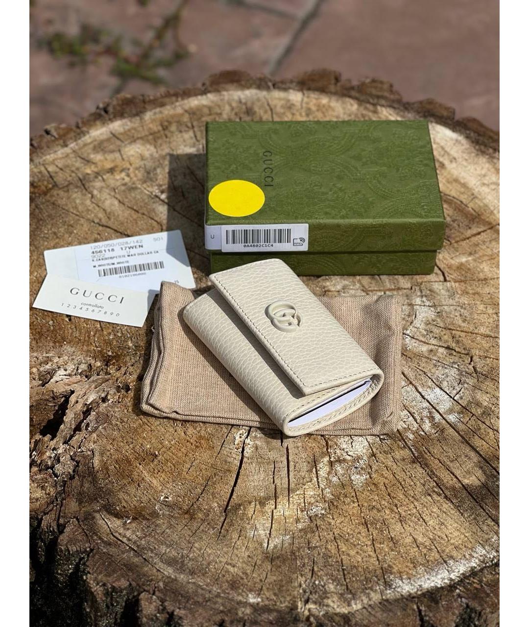 GUCCI Бежевая ключница, фото 2