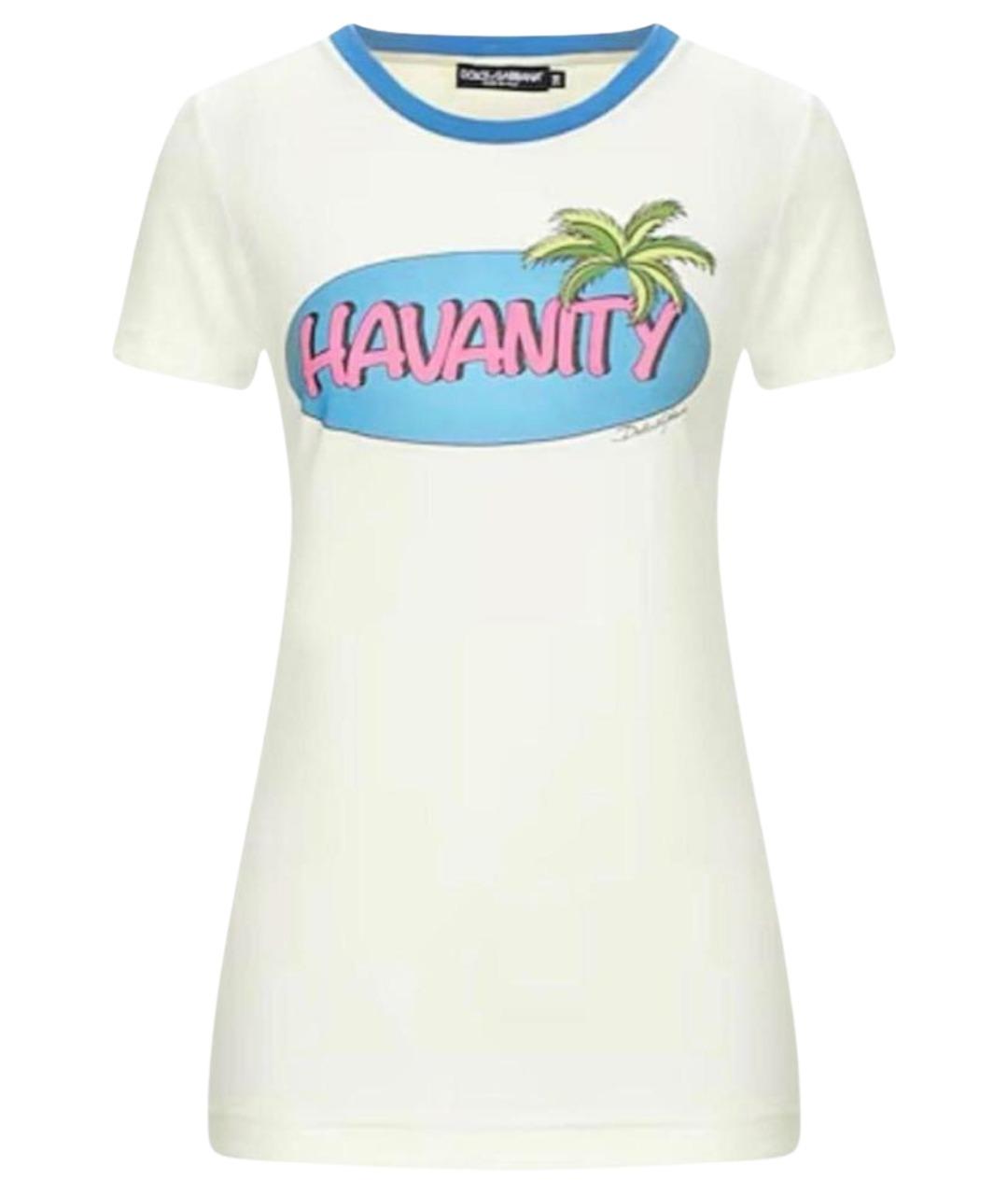 DOLCE&GABBANA Хлопковая футболка, фото 1