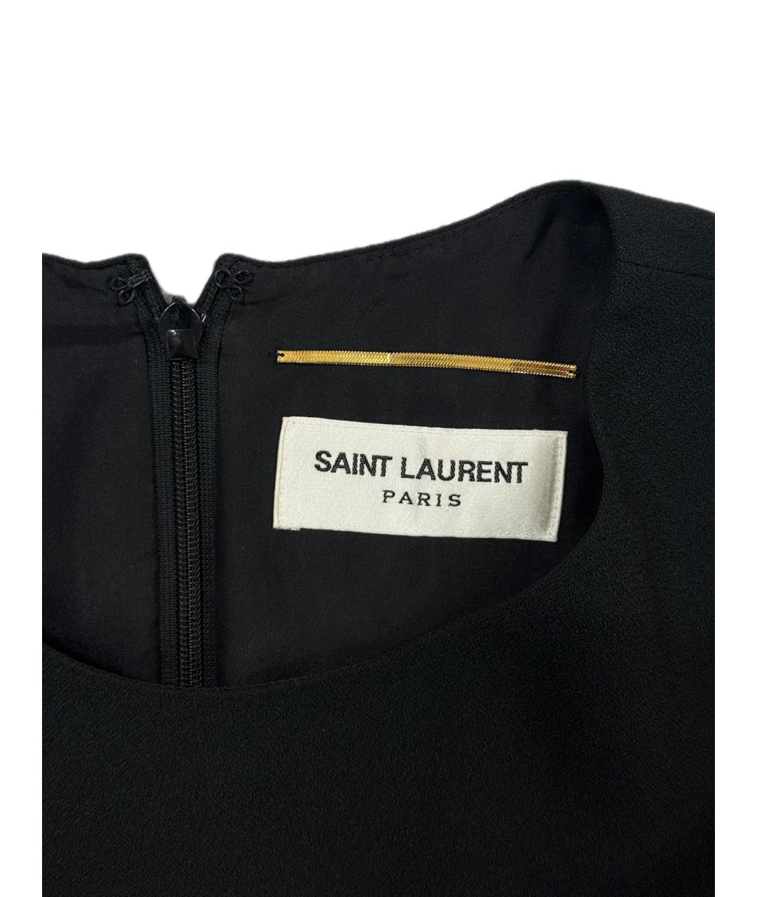 SAINT LAURENT Черное вечернее платье, фото 3