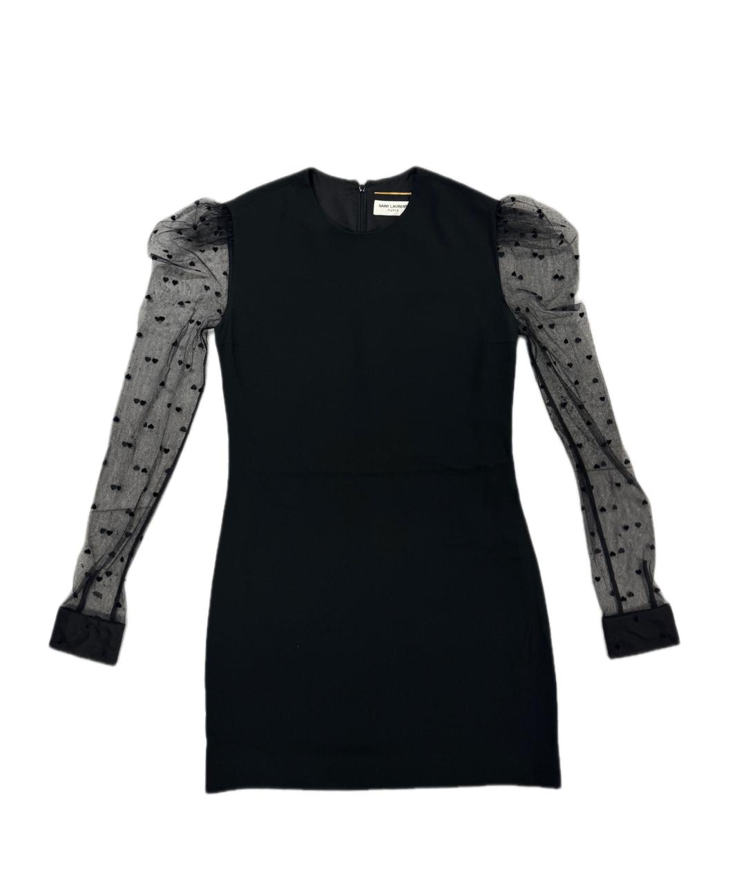 SAINT LAURENT Черное вечернее платье, фото 1