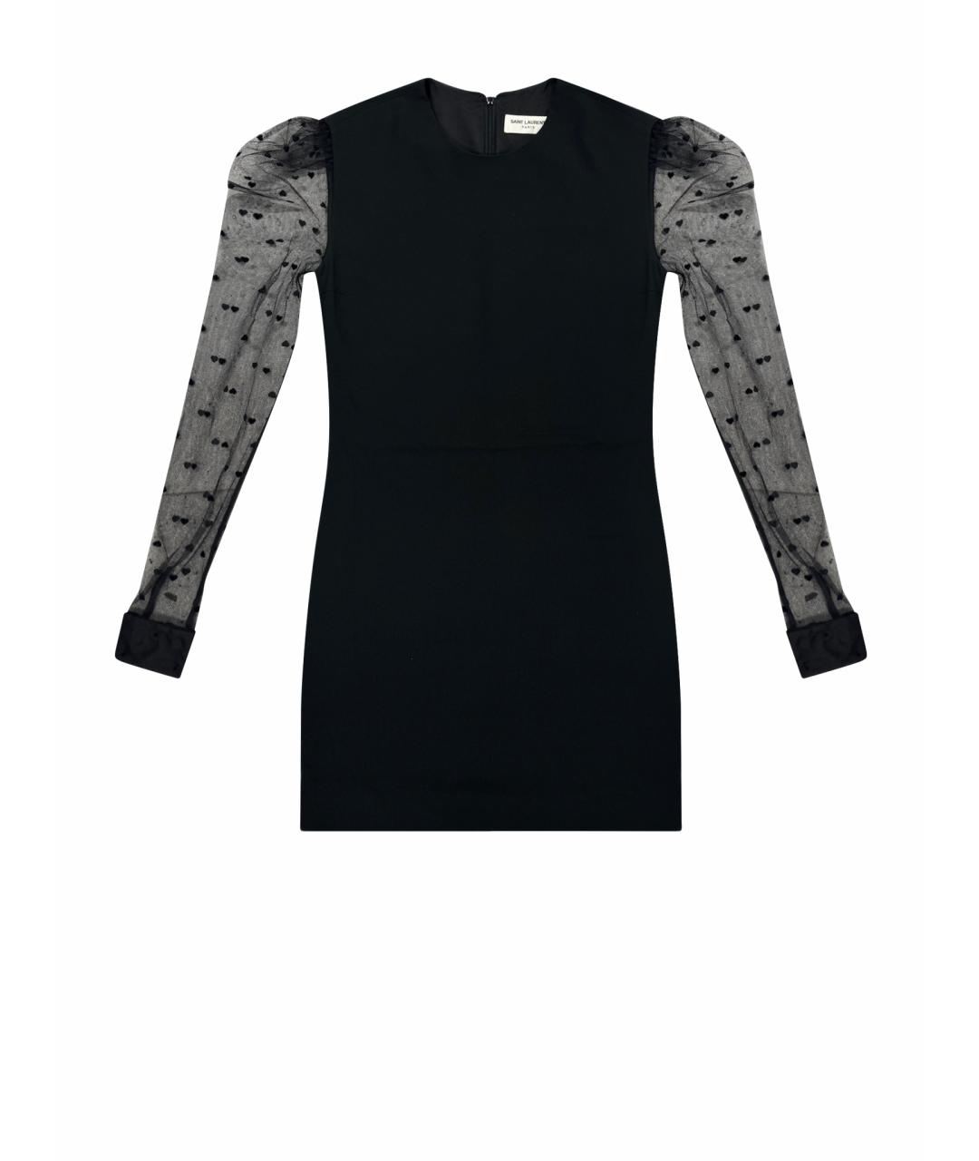 SAINT LAURENT Черное вечернее платье, фото 1