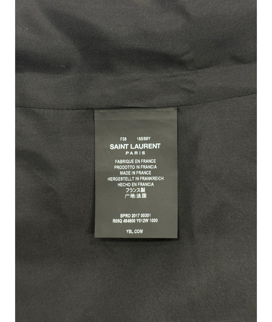 SAINT LAURENT Черное вечернее платье, фото 4