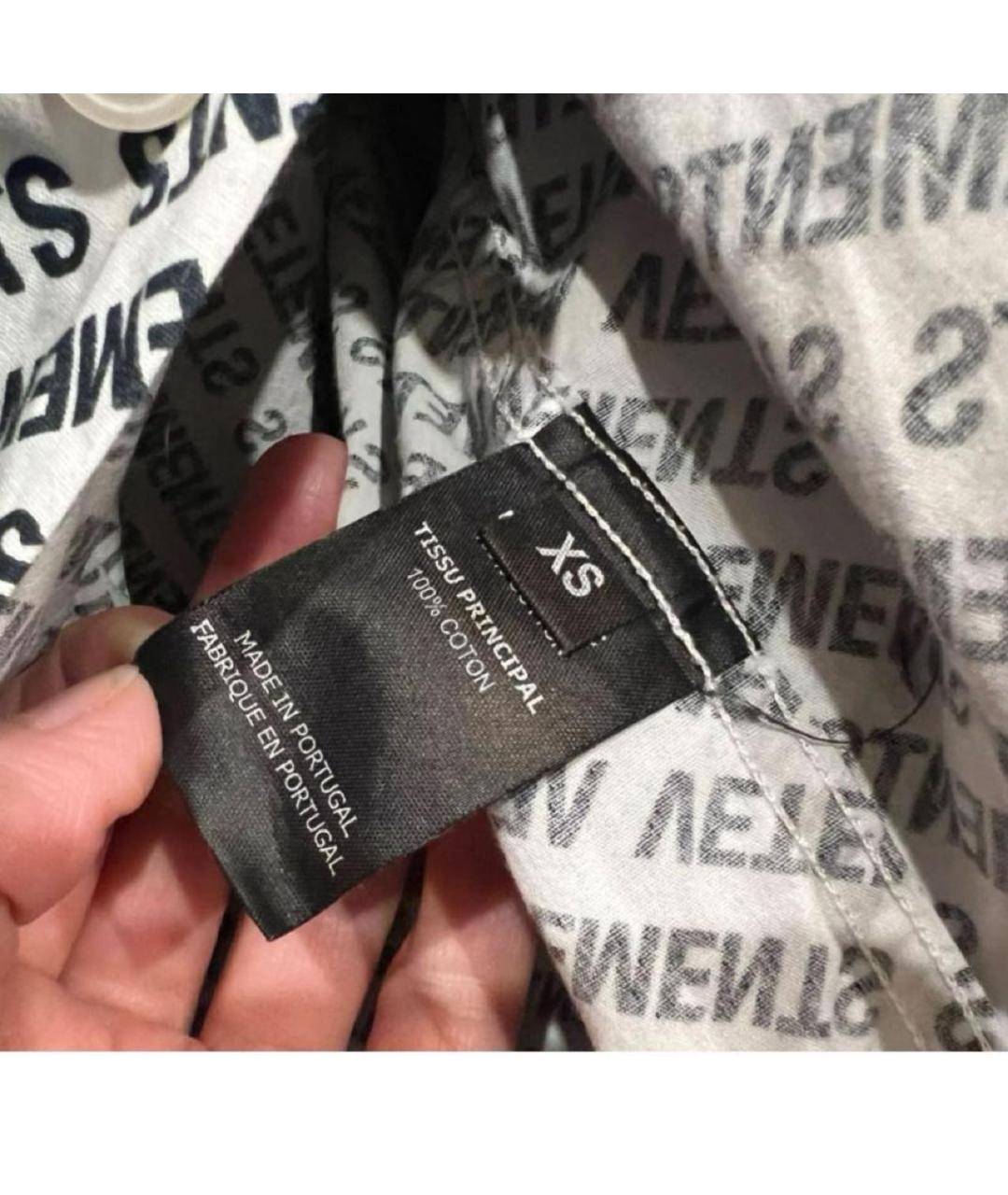 VETEMENTS Белая блузы, фото 5
