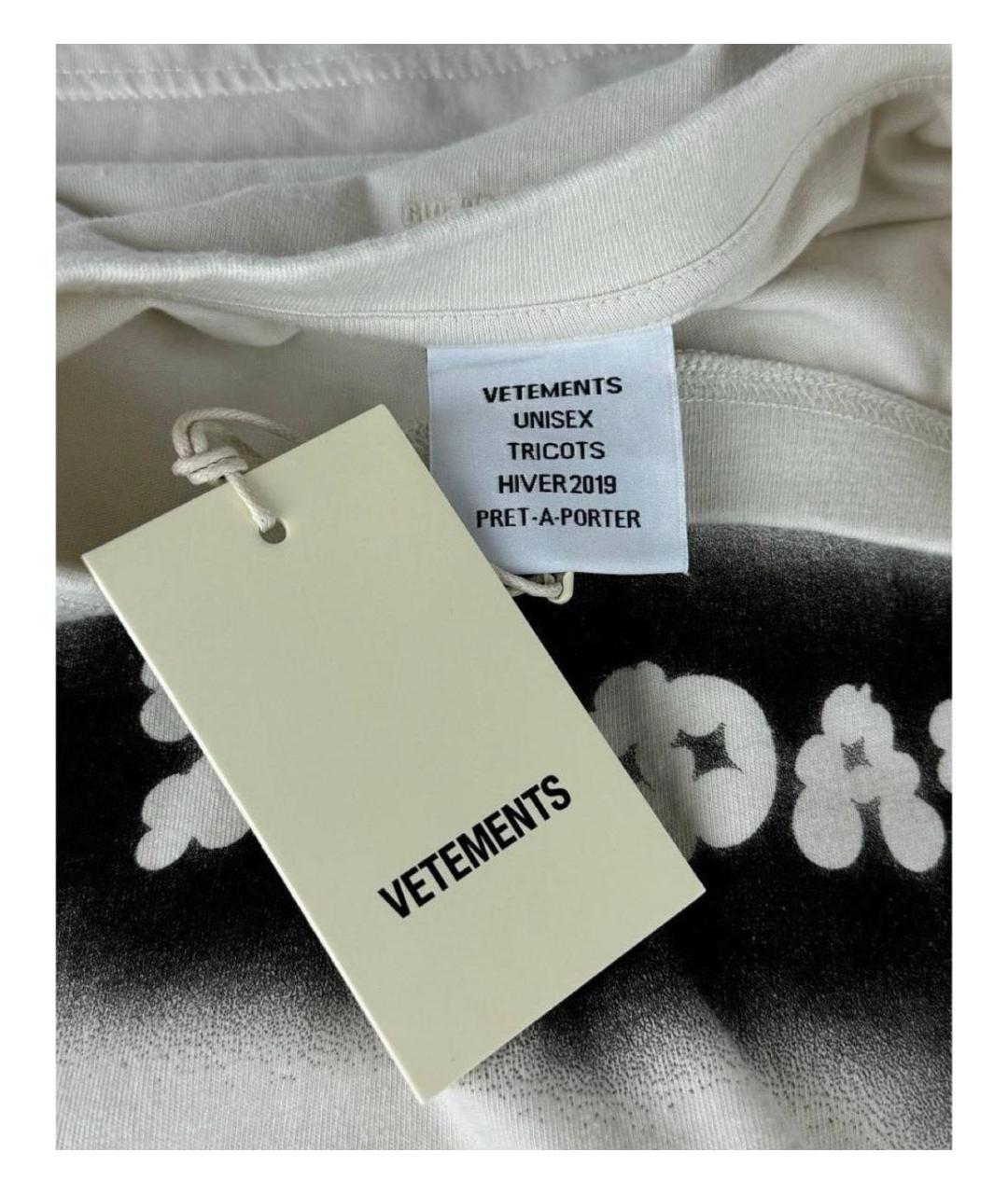 VETEMENTS Бежевая футболка, фото 3