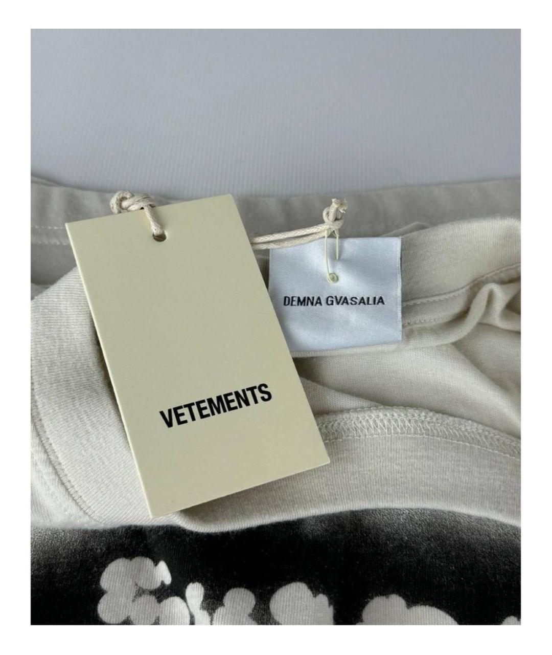 VETEMENTS Бежевая футболка, фото 8