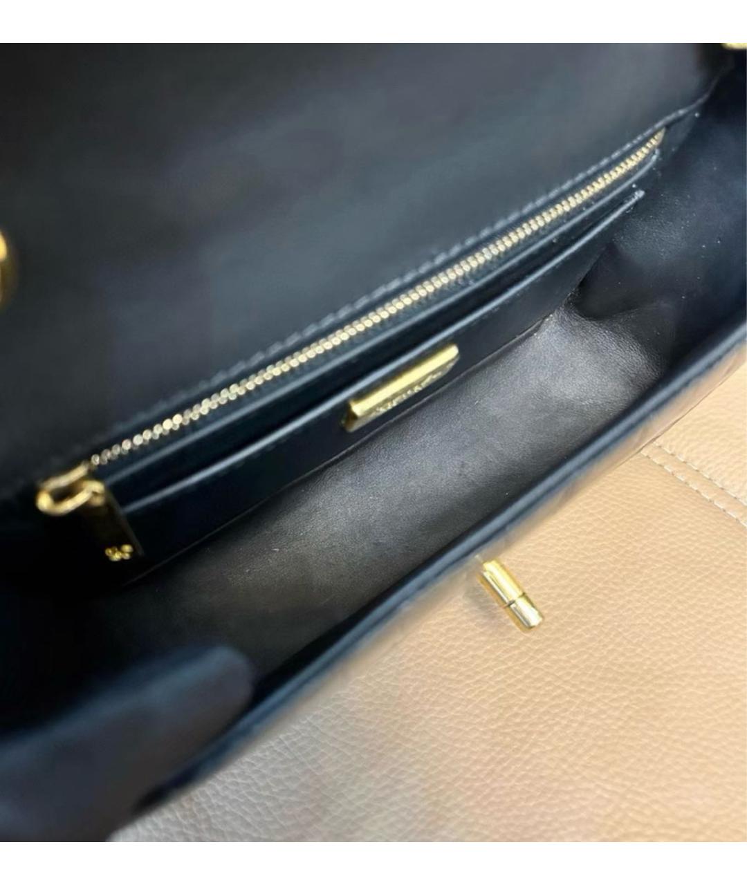 CHANEL Черная сумка через плечо из экзотической кожи, фото 7
