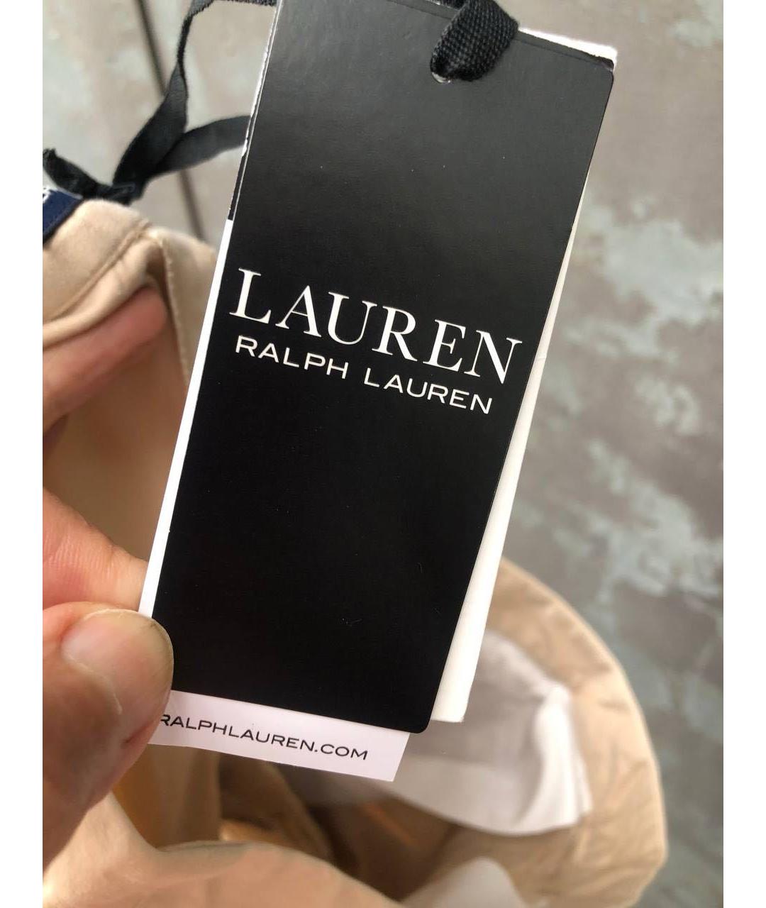 RALPH LAUREN Белые хлопковые шорты, фото 4