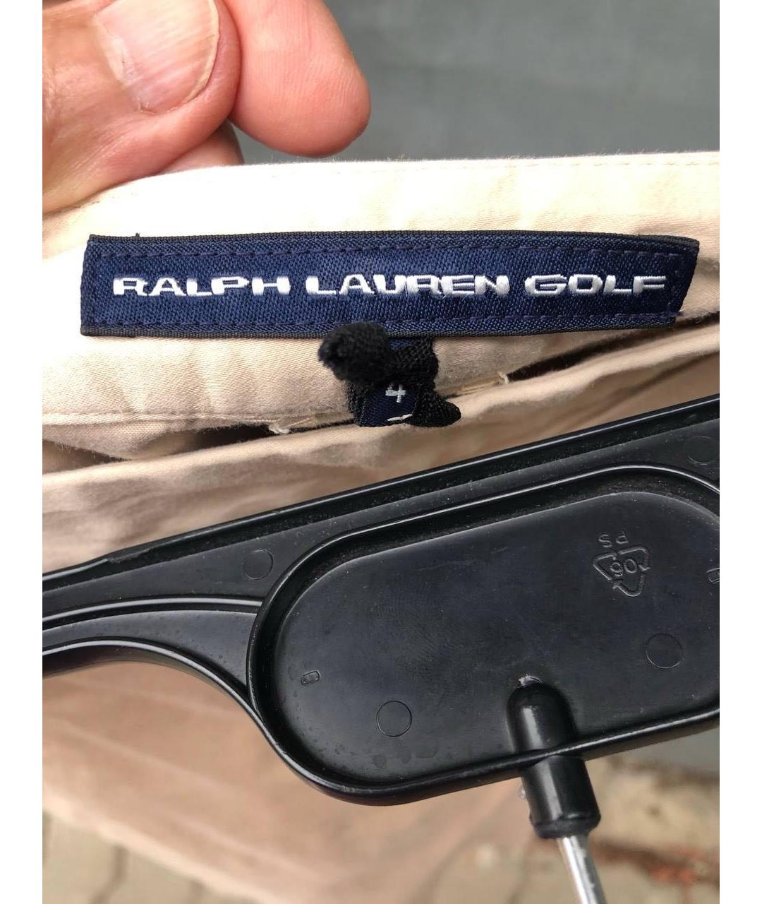 RALPH LAUREN Белые хлопковые шорты, фото 3