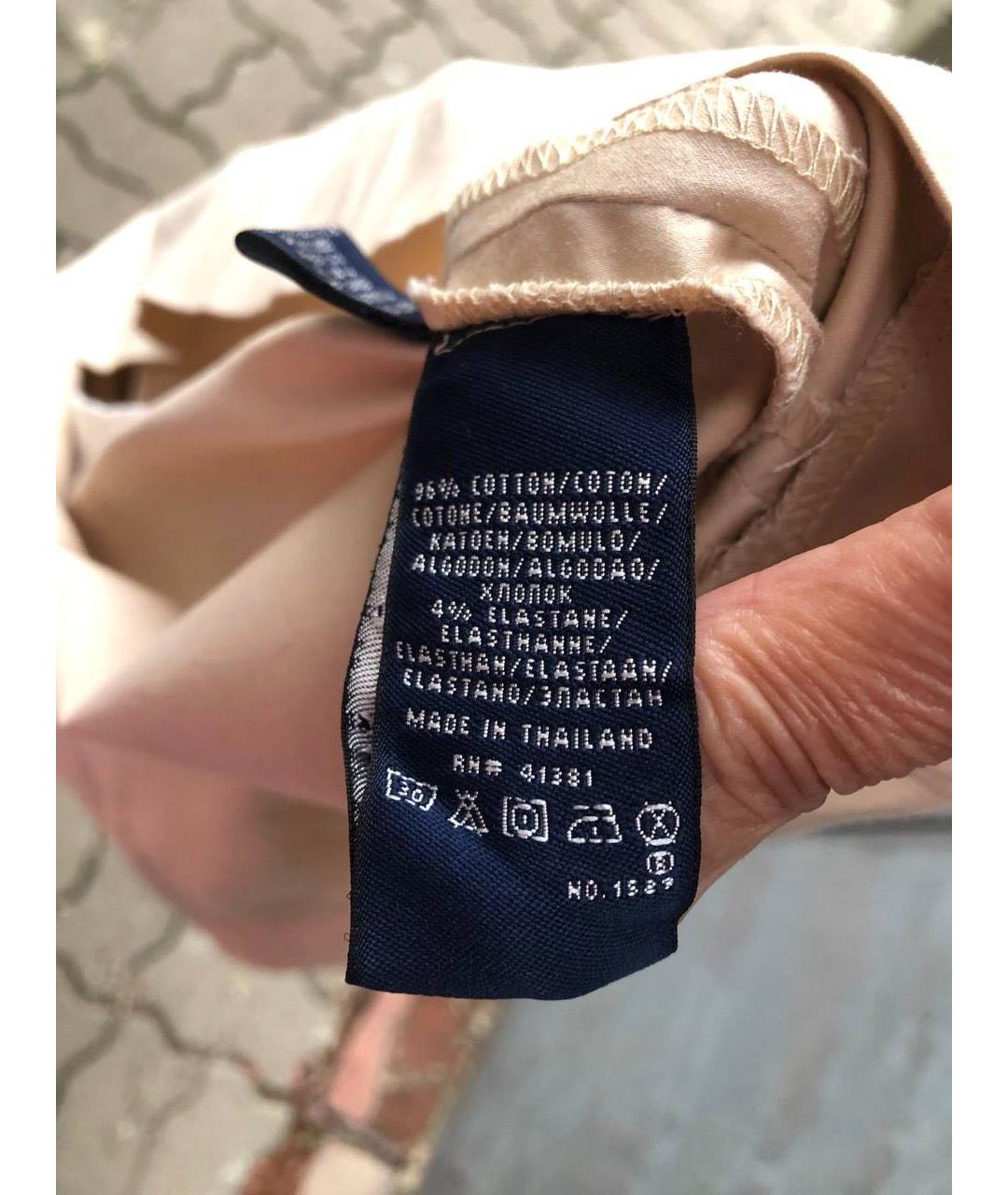 RALPH LAUREN Белые хлопковые шорты, фото 5