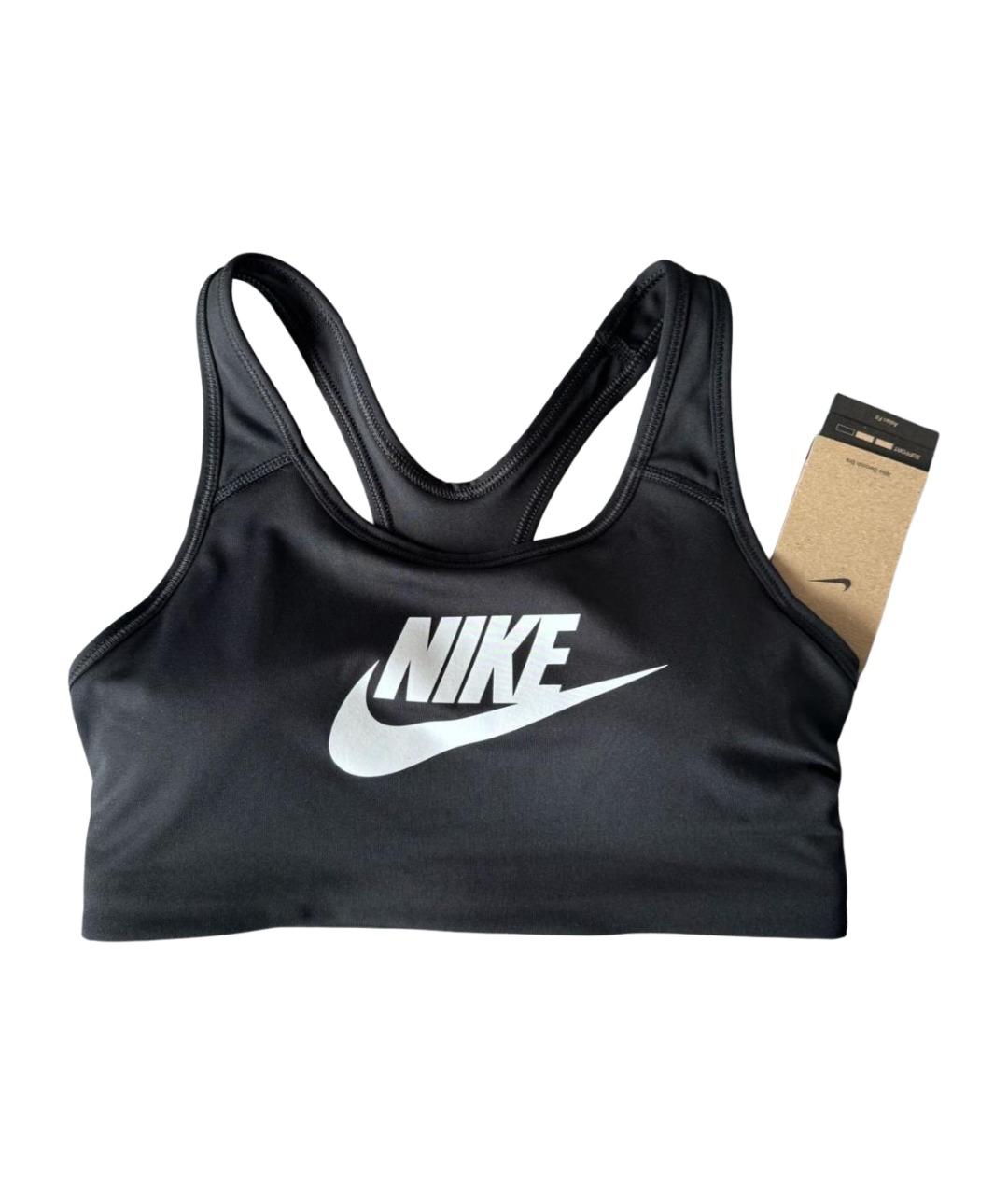 NIKE Черная полиэстеровая майка, фото 1