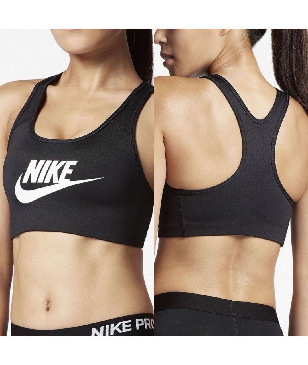 NIKE Черная полиэстеровая майка, фото 7