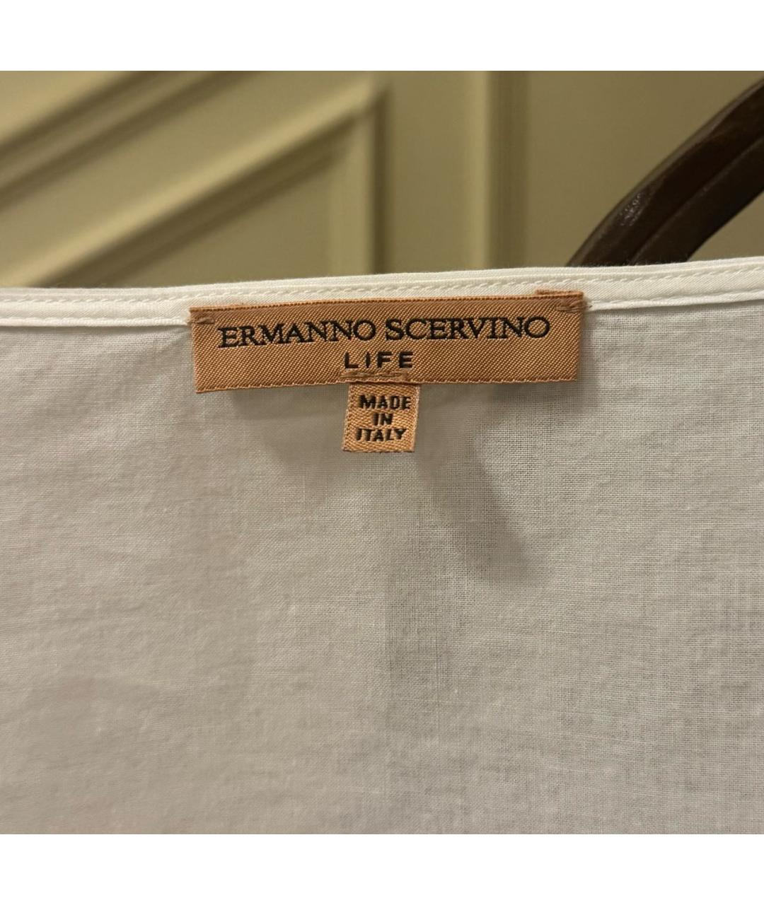 ERMANNO SCERVINO Белый хлопковый костюм с юбками, фото 2