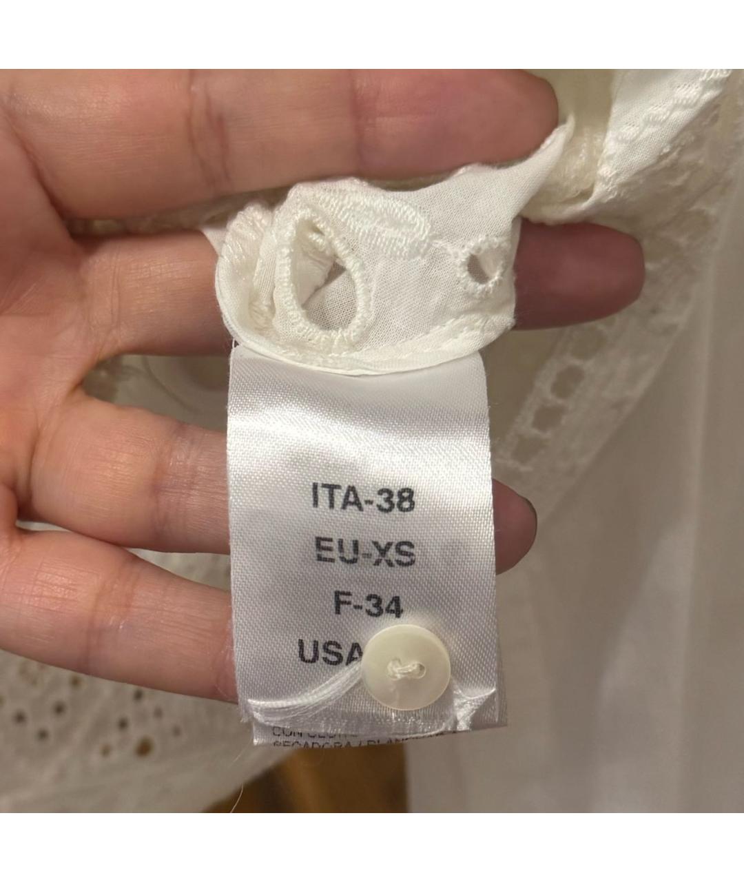 ERMANNO SCERVINO Белый хлопковый костюм с юбками, фото 3