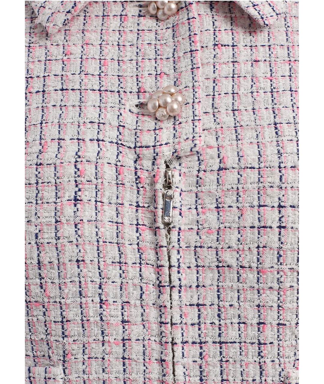 CHANEL Мульти твидовое повседневное платье, фото 4