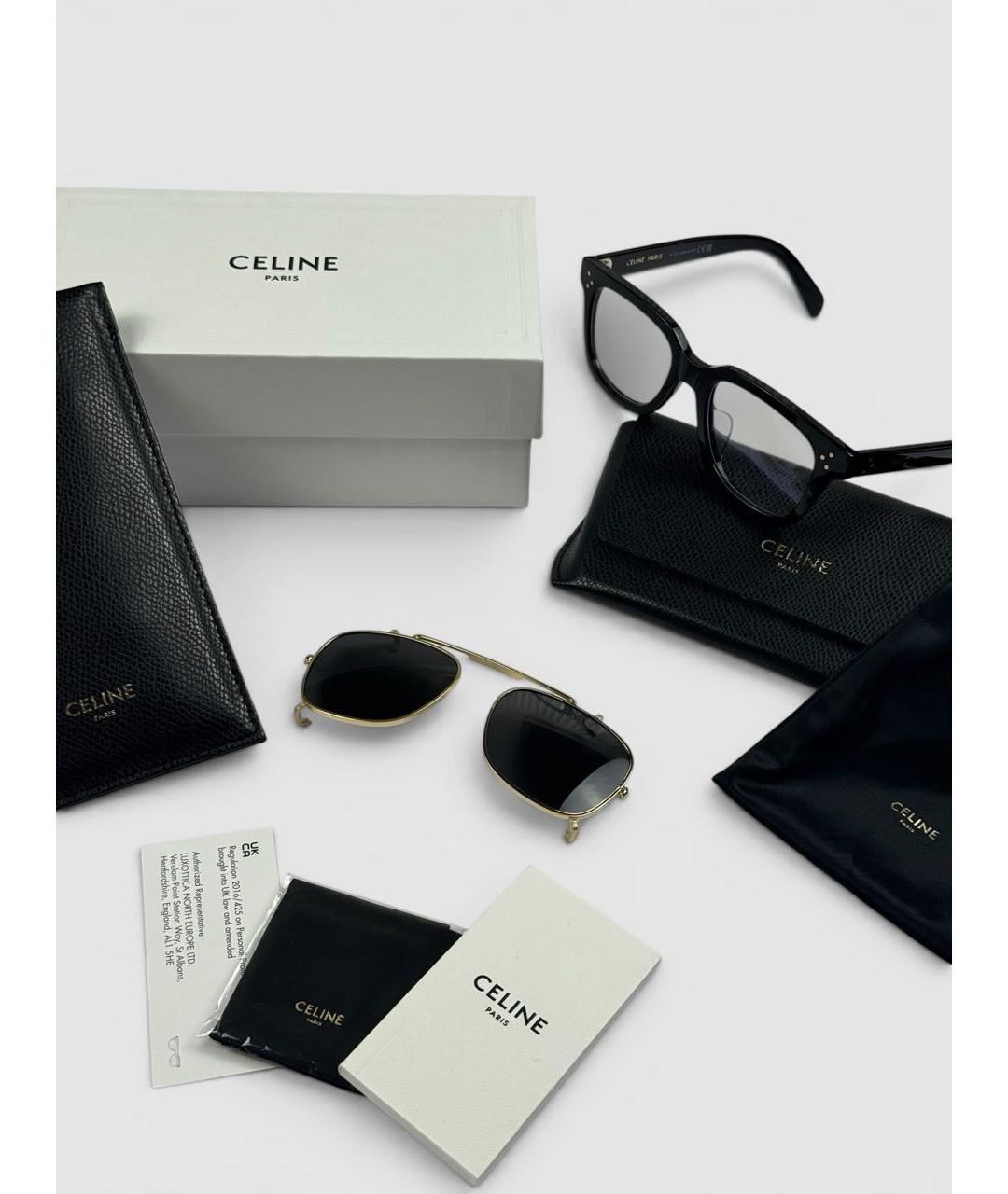 CELINE Черные солнцезащитные очки, фото 6