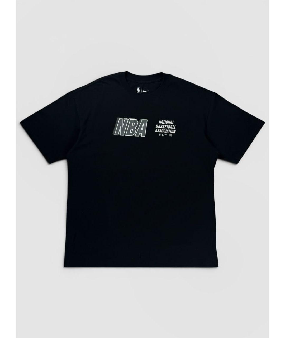 NIKE Черная хлопковая футболка, фото 6