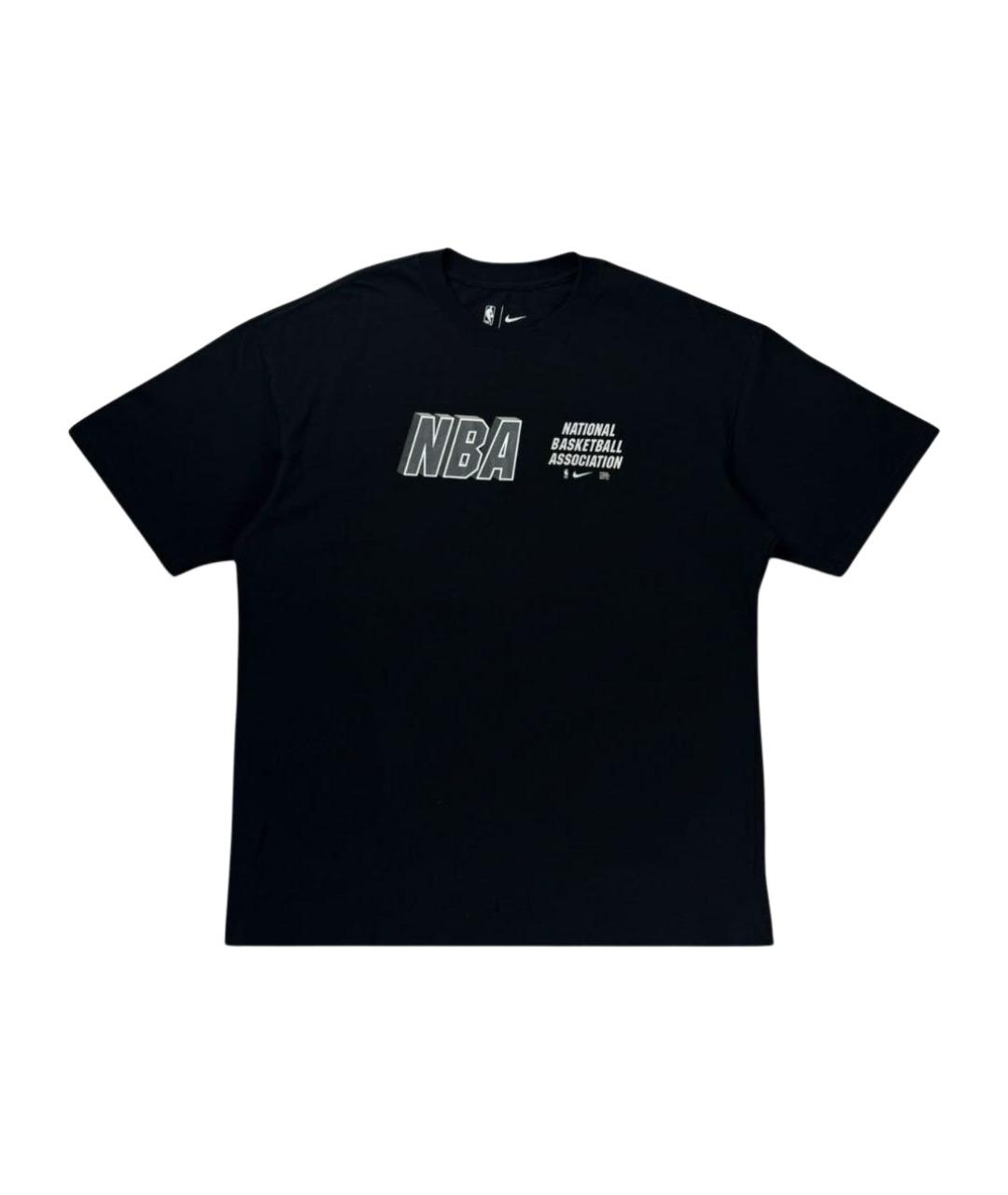 NIKE Черная хлопковая футболка, фото 1