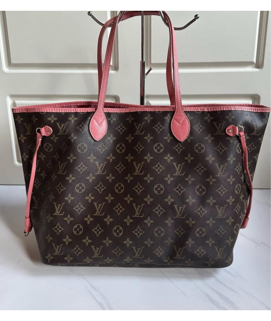 LOUIS VUITTON Коричневая сумка тоут, фото 4