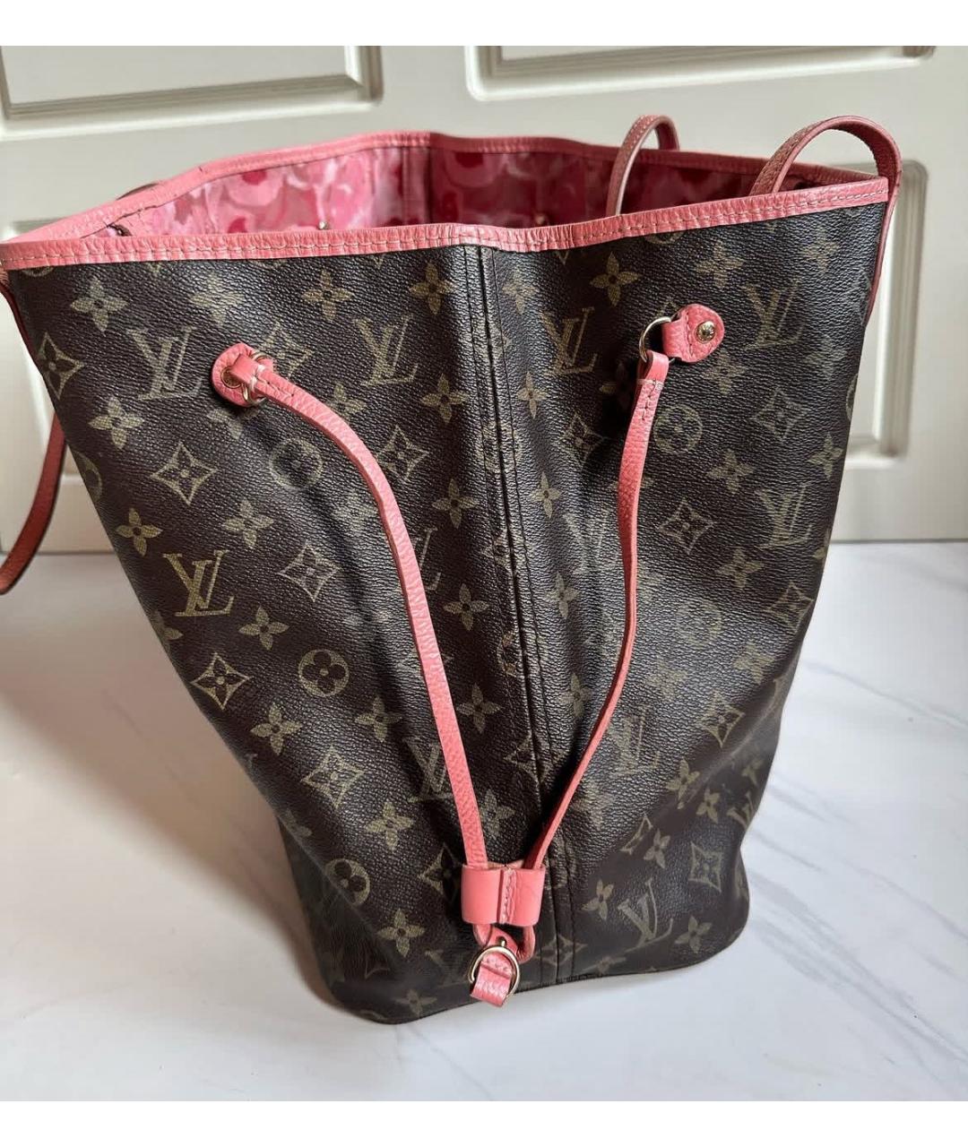 LOUIS VUITTON Коричневая сумка тоут, фото 3