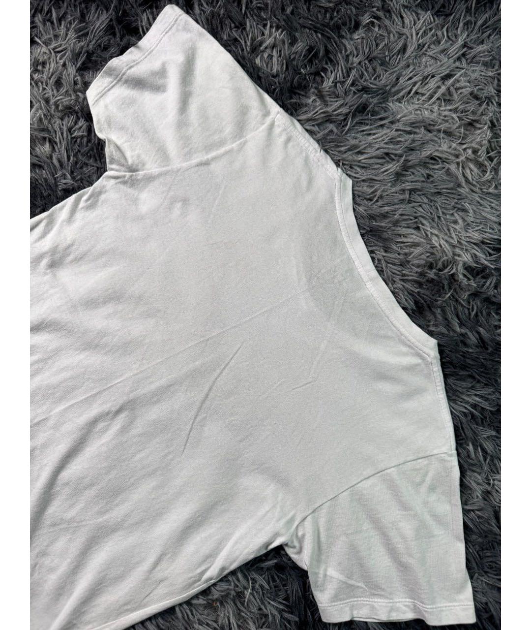 SAINT LAURENT Белая хлопковая футболка, фото 2