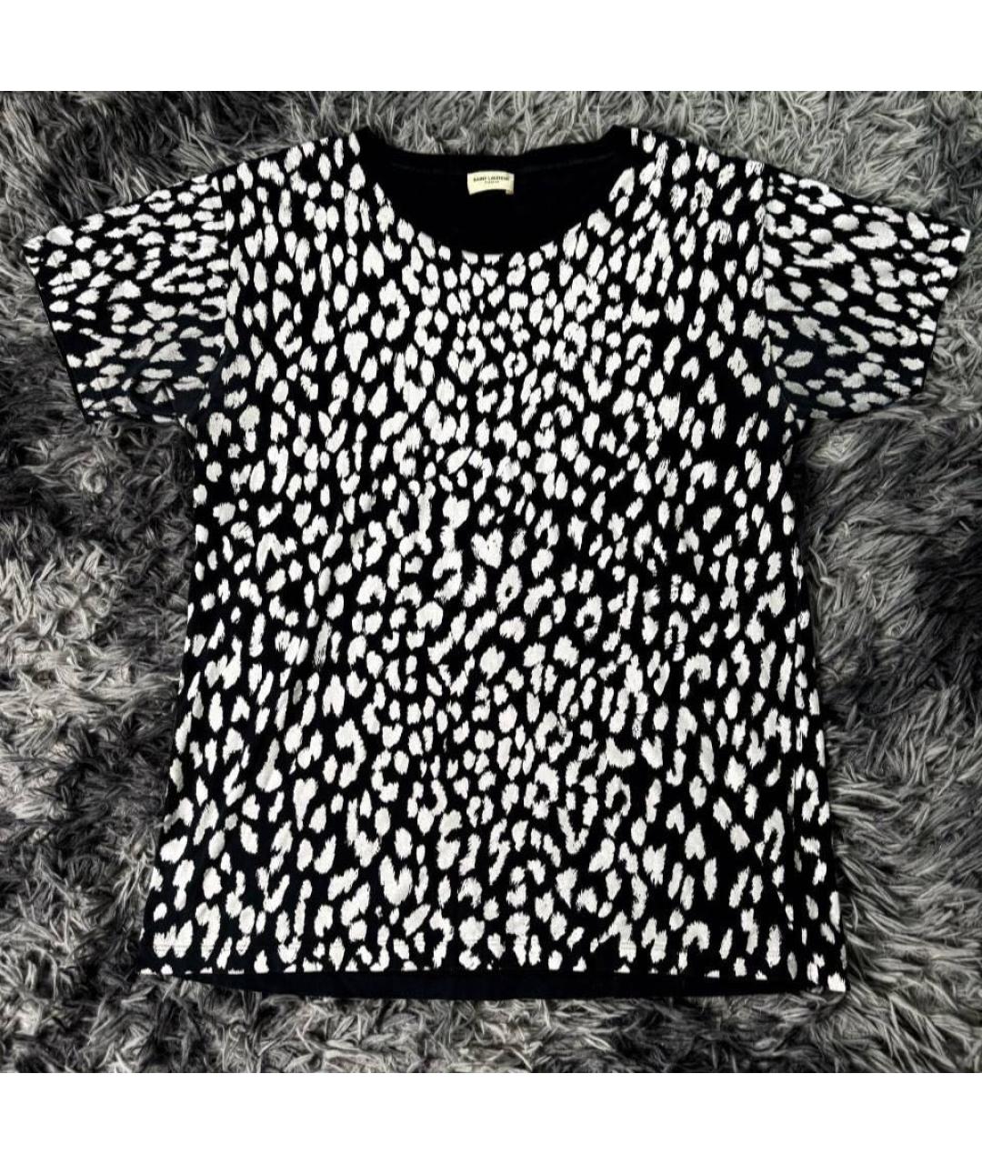 SAINT LAURENT Мульти хлопковая футболка, фото 7