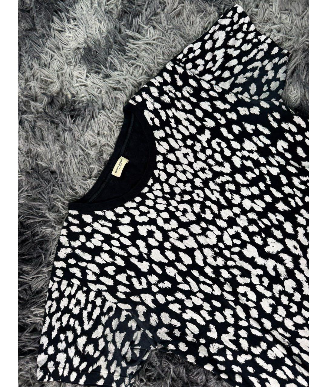 SAINT LAURENT Мульти хлопковая футболка, фото 3