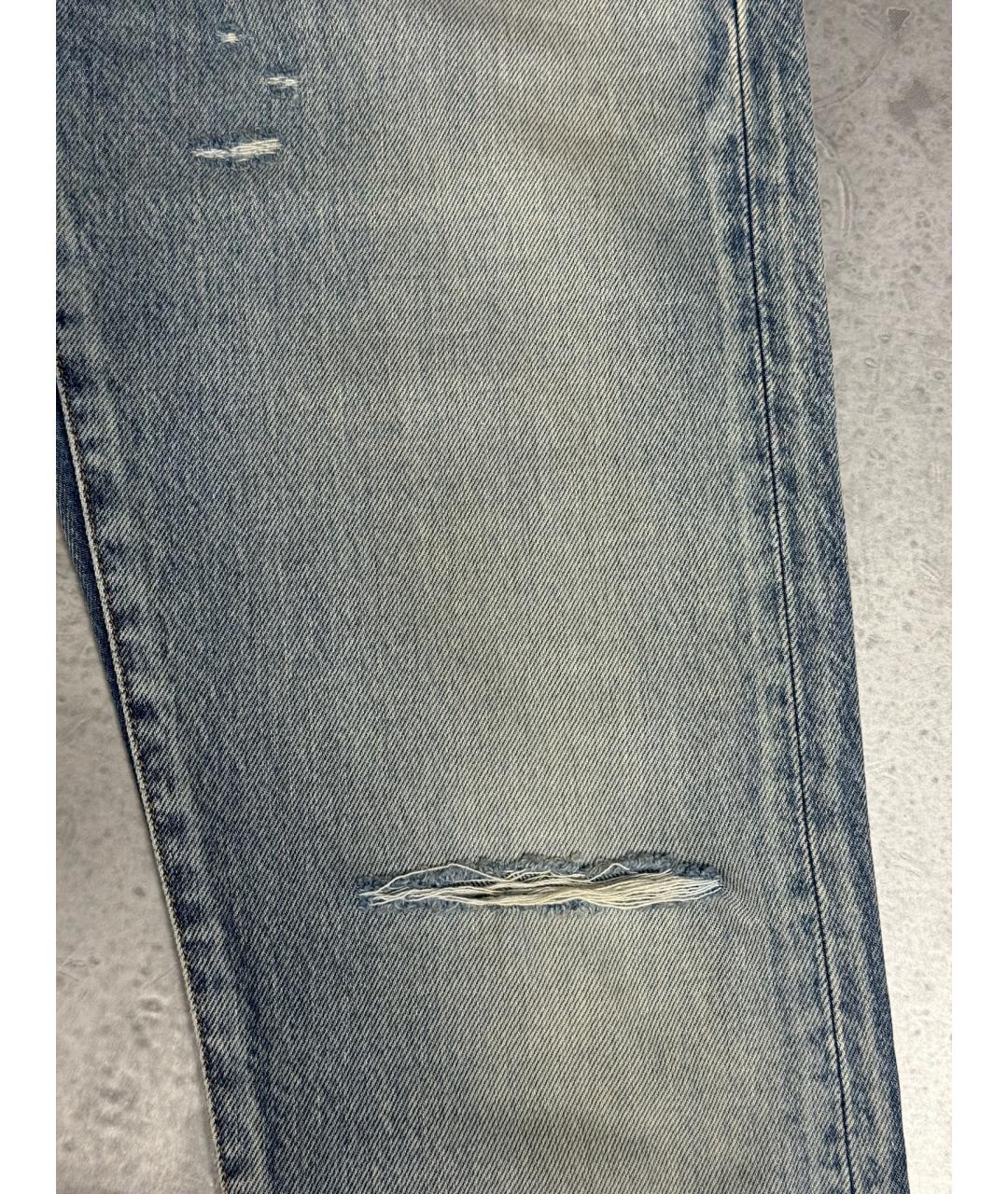 SAINT LAURENT Синие джинсы слим, фото 4