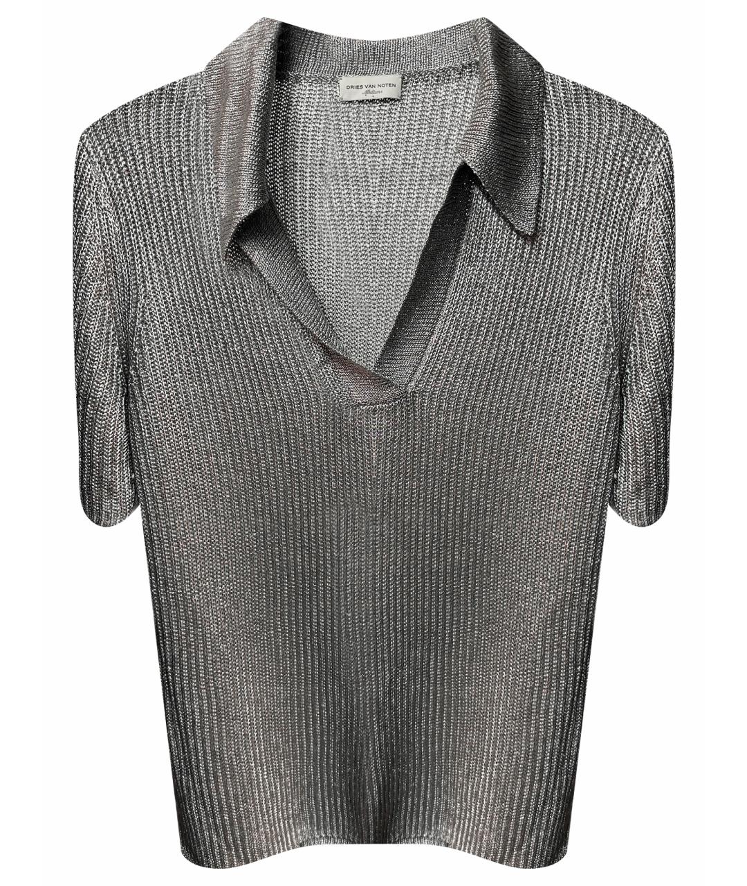 DRIES VAN NOTEN Серая блузы, фото 1