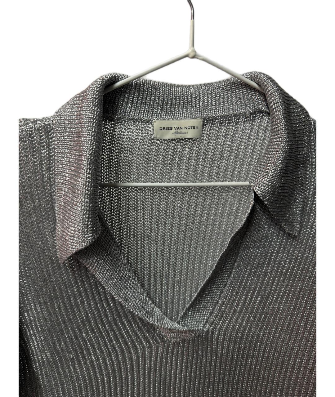 DRIES VAN NOTEN Серая блузы, фото 2