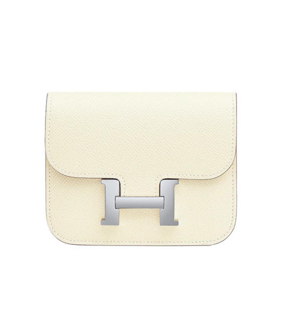 HERMES Бежевая кожаная поясная сумка, фото 1