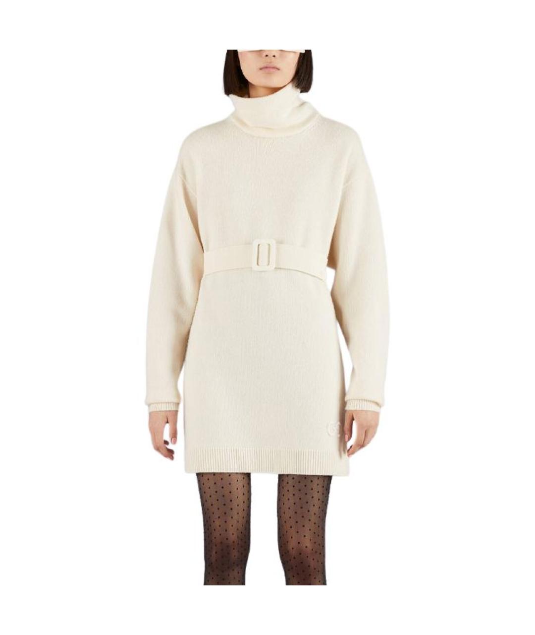 GUCCI Бежевое повседневное платье, фото 2