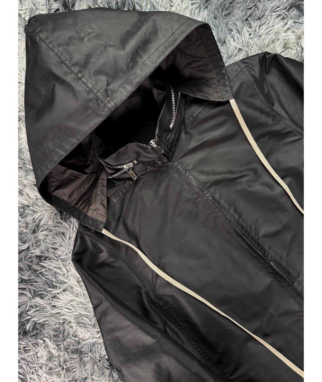 RICK OWENS Черная полиамидовая парка, фото 4