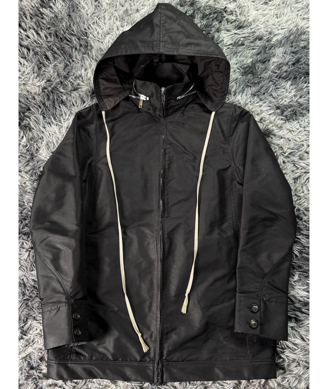 RICK OWENS Черная полиамидовая парка, фото 7