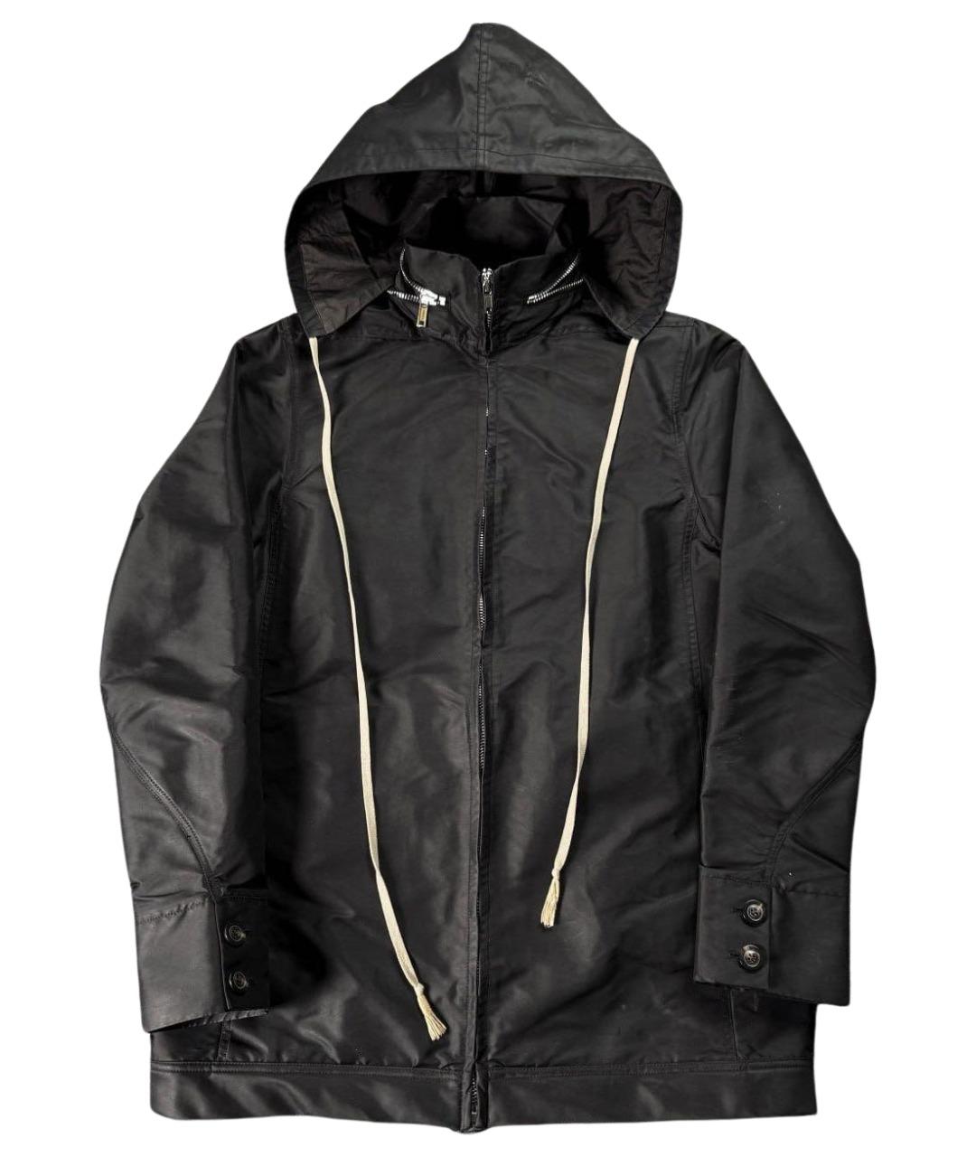 RICK OWENS Черная полиамидовая парка, фото 1